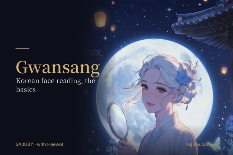 Gwansang: Korean Face Reading Basics, and What a Reader Actually Looks At