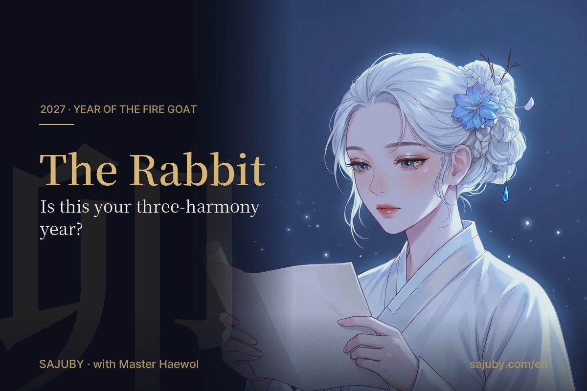Rabbit in 2027, the Fire Goat year, with Master Haewol