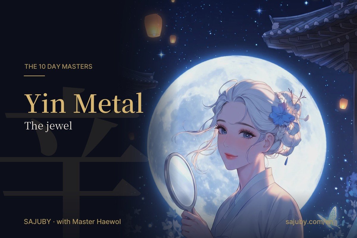 Yin Metal day master in Korean saju, with Master Haewol