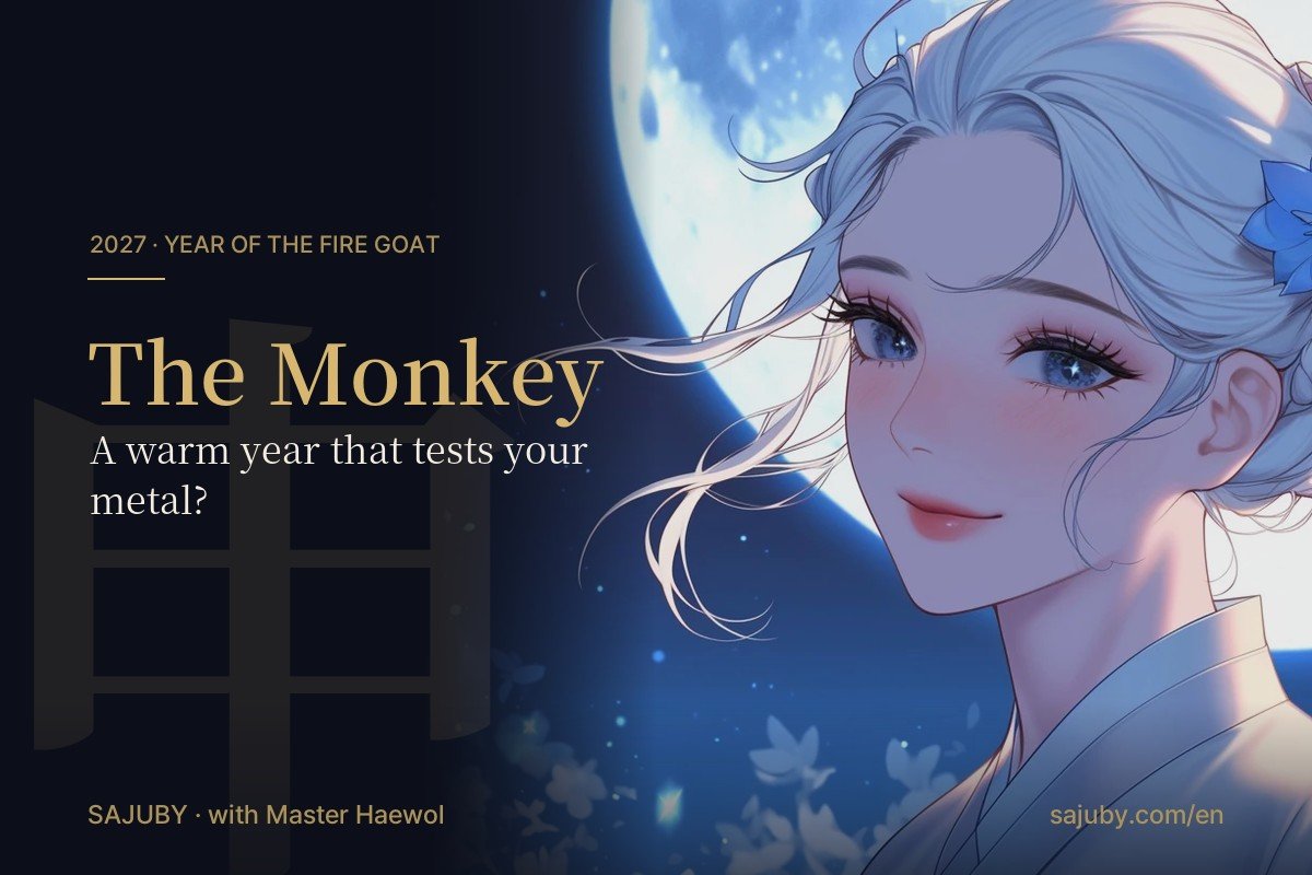 Monkey in 2027, the Fire Goat year, with Master Haewol